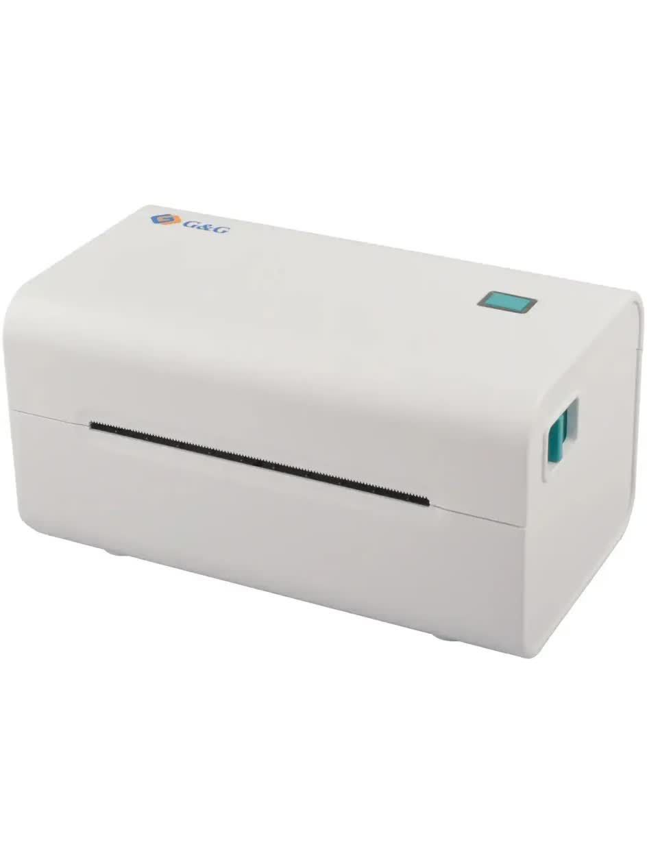 Термопринтер G&G GG-D420 203dpi 152мм/с/USB для печ.накл. белый