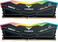 Модуль памяти 48GB (2x24GB) TEAMGROUP T-Force Delta RGB, DDR5, 8200MHz, CL38 (38-49-49-84) 1.45V / FF3D548G8200HC38EDC01 / Black
