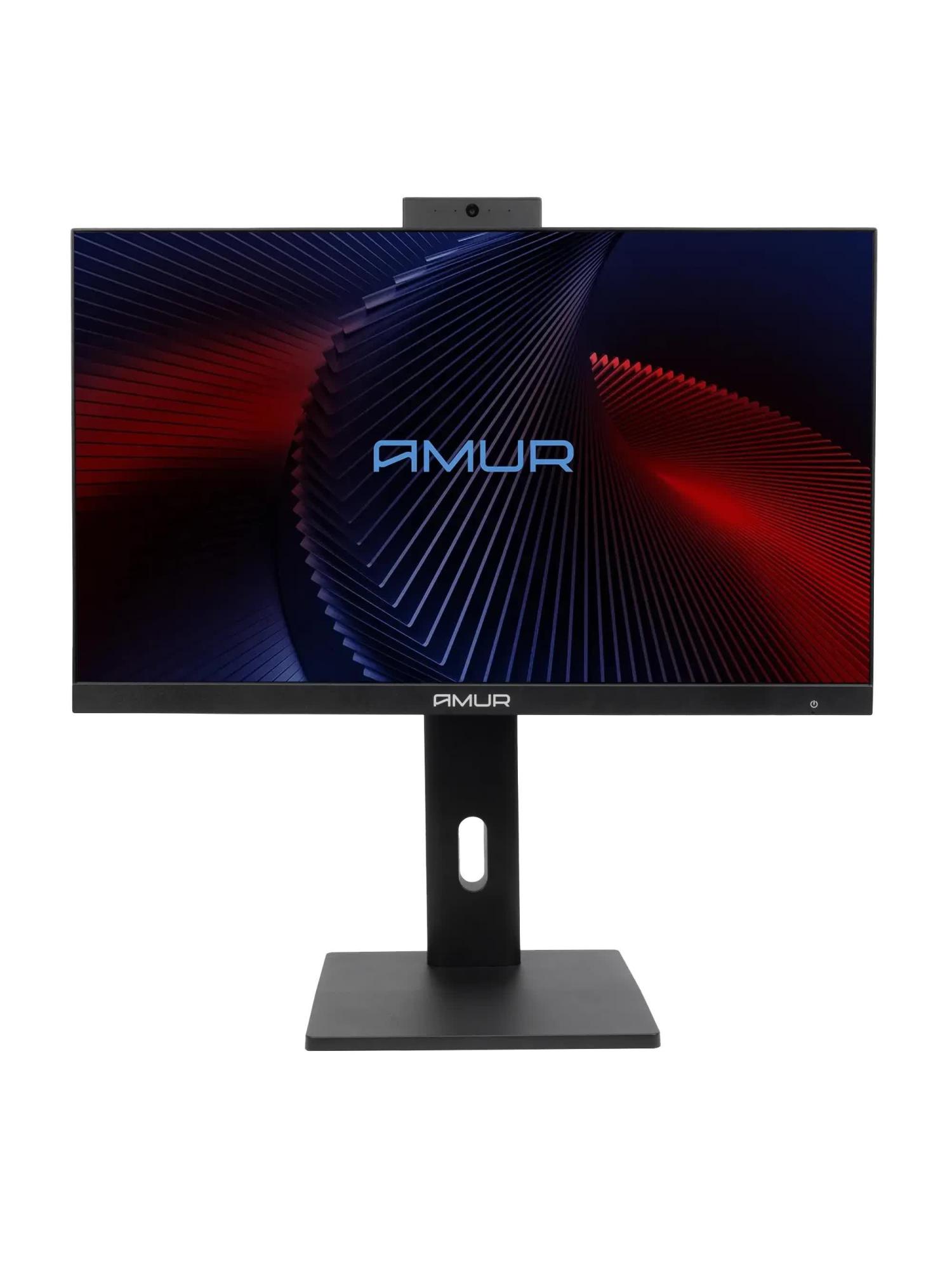 Моноблок Amur Тигр H6I12 27, 27" (1920x1080) IPS/Intel Core i5-14400/8 DDR4/512 ГБ SSD/Intel UHD Graphics/Без ОС, Черный (АМУЕ.466219.004 2200588)