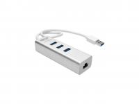 USB- Tripp Lite U336-U03-GB Silver (3xUSB3.0 + RJ45)