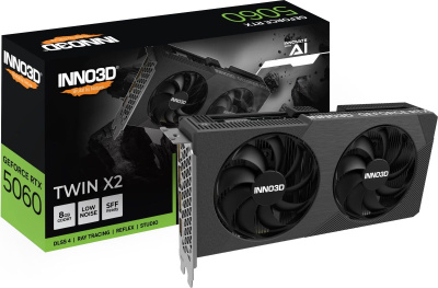���������� INNO3D NVIDIA GeForce RTX 5060 Twin X2 8Gb (N50602-08D7-195071N)