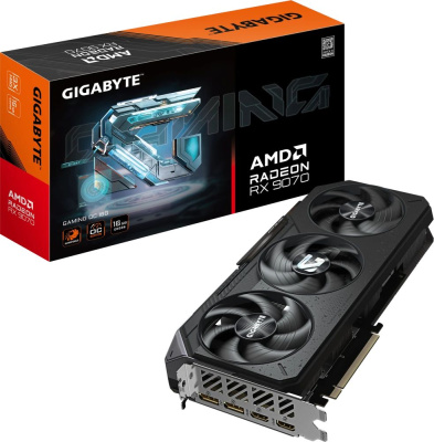 ���������� Gigabyte AMD Radeon RX 9070 Gaming OC 16�� GV-R9070GAMING OC-16GD, GDDR6, OC, Ret