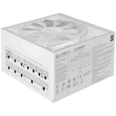 ���� ������� Lian Li SX0850P White ATX 3.1, 850W, 80 PLUS Platinum, Fully Modular  G9P.SX0850P.W000