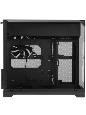 ������ Lian Li O11 Vision-M / Black / 1 x 140mm PWM Fan / Mini-Tower, TG / G99.O11VMX.R0