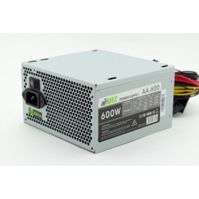 AirMax AA-600W   600W ATX (24+4+6, 120mm (SCP)\(OVP)\(OCP)\(UVP)\ATX 12V v.2.3)