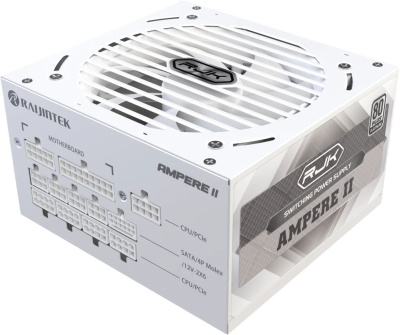 ���� ������� 1200W Raijintek AMPERE II. 80+ Platinum, Full-modular, White (0R30B00040)