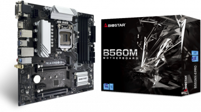   Biostar B560MX-E PRO Socket 1200, Intel B560, 4xDDR4, PCI-E 4.0, Wi-Fi, 4xUSB 3.2 Gen1, VGA, DVI, HDMI, mATX