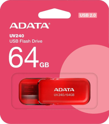 ���� ���� A-Data 64GB UV240 AUV240-64G-RRD USB2.0 �������