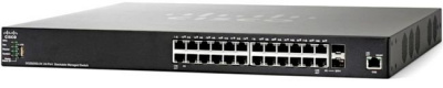 Коммутатор SG350X-24MP-K9-EU Cisco SB SG350X-24MP 24-port Gigabit POE Stackable Switch