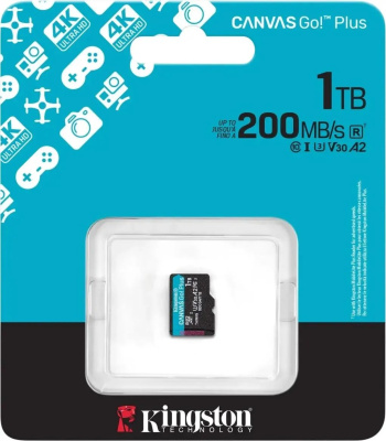 ���� ����� microSDXC 1TB Kingston SDCG4/1TBSP Canvas Go! Plus w/o adapter
