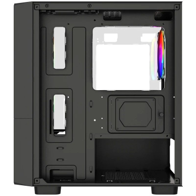 ������ Powercase Mistral Micro A15B, Tempered Glass, 3x120mm FRGB fan, ������, mATX  (CMMA15B-L3)