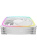 ���������� Geometric Future Squama 3003W-12 White 120mm / ARGB, PWM, 120x120x30 mm, 800-2300 RPM, 84.0 CFM, 35.8 dBA / 1F3003W112000
