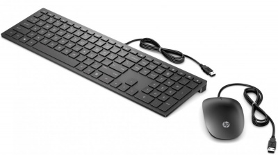 ���������� + ���� HP Pavilion 400 Wired Black (4CE97AA)