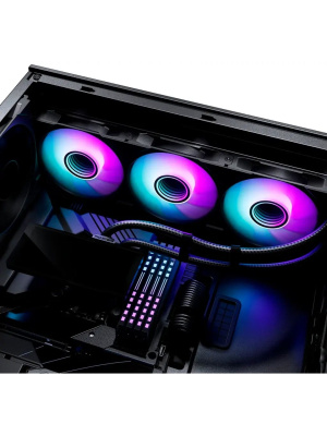 ������� �������� ���������� Phanteks Glacier One 360M25 G2 6� LCD / Black / 3x120mm M25 G2 PWM ARGB Fans / PH-GO360M25G2LCD_DBK01