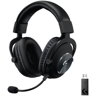 ��������� Logitech Headset PRO X LIGHTSPEED Wireless Gaming - BLACK (981-000908)