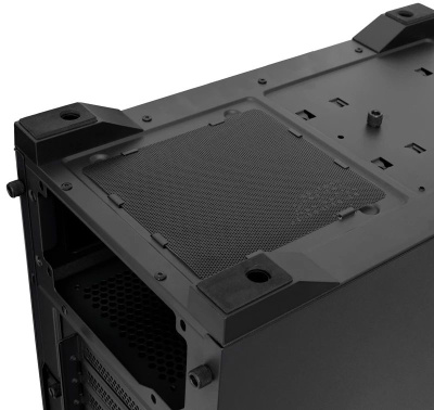 ������ �� ��� ����� ������� HSPD M321, Mesh Mini-tower, Black, M321-TGBK-ARGB