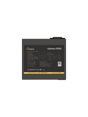 ���� ������� Ocypus Gamma P650, 650W, APFC, 80+, 120mm Fan (P650-W)