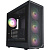 ������ 1STPLAYER AU8 ARGB Black / E-ATX / 4x140mm ARGB fans / AU8-BK-4FE7-14