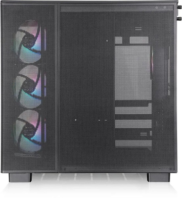 ������ Thermaltake View 380 XL TG ARGB ������ ��� �� E-ATX 2x120mm 2xUSB3.0 audio bott PSU