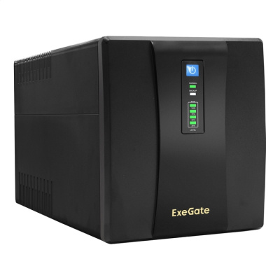 ��� ExeGate SpecialPro UNB-1600.LED.AVR.4SH  (1600VA/950W, LED, Black) (EP285508RUS)