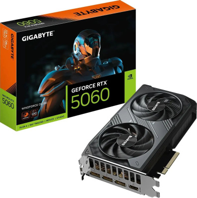 ���������� Gigabyte NVIDIA GeForce RTX 5060 Windforce OC 8Gb (GV-N5060WF2OC-8GD)