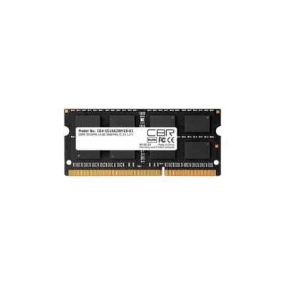   DDR4 SODIMM 16Gb, 2666MHz, CL19, 1.2V, CBR (CD4-SS16G26M19-01) Retail