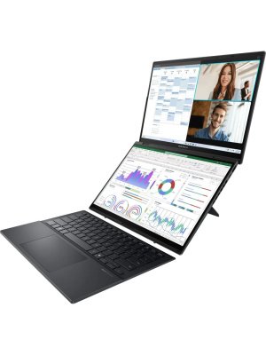 ������� ASUS Zenbook DUO 14 OLED UX8406CA-QL078W, 14" (1920x1200) IPS 120 ��/Intel Core Ultra 9 285H/32 �� LPDDR5X/1024 �� SSD/Intel Arc Graphics/Windows 11 Home, ����� (90NB14X1-M00320)