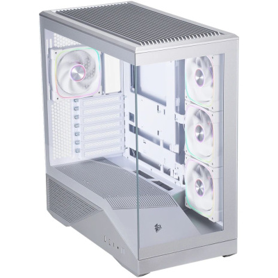 ������ 1STPLAYER GM7 ARGB Silver / ATX / 4x120mm ARGB fans / GM7-SV-3FN7R-W-1FN7-W
