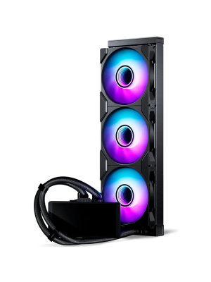 ������� �������� ���������� Phanteks Glacier One 360M25 G2 6� LCD / Black / 3x120mm M25 G2 PWM ARGB Fans / PH-GO360M25G2LCD_DBK01