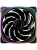 Комплект вентиляторов (3 шт.) Geometric Future Squama 2503RB-14 Reverse Black / 140mm, PWM, 2100 RPM, 71.80 CFM, 34.0 dBA, 5V ARGB / 1F2503R314000 Комплект вентиляторов (3 шт.) Geometric Future Squama 2503RB-14 Reverse Black / 140mm, PWM, 2100 RPM, 71.80 CFM, 34.0 dBA, 5V ARGB / 1F2503R314000