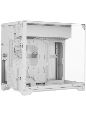 ������ Lian Li O11 Vision-M / White / 1 x 140mm PWM Fan / Mini-Tower, TG / G99.O11VMW.R0