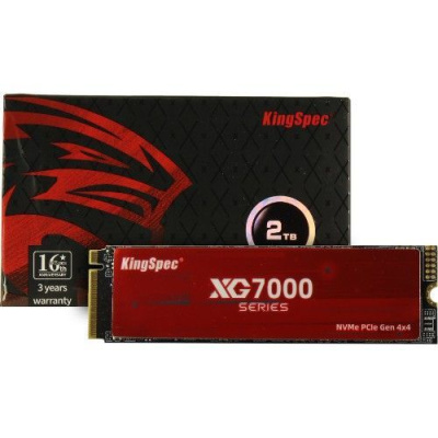 ���������� SSD 2Tb KingSpec (XG7000-2TB) SSD M.2 PCI-E 4.0 x4.