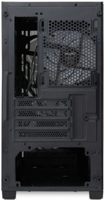 ������ �� ��� ����� ������� HSPD M321, Mesh Mini-tower, Black, M321-TGBK-ARGB