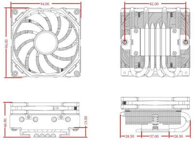 ����� ��� ���������� ID-Cooling IS-40-XT ������ Ret