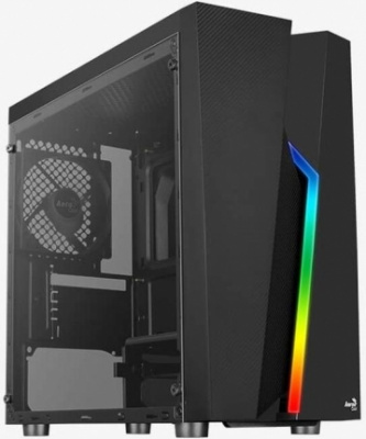 Корпус Aerocool Bolt Mini TG черный без БП ATX 1x120mm 2xUSB2.0 1xUSB3.0 audio bott PSU