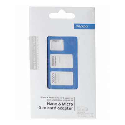 Sim card  DEPPA 74000 nano Sim, micro Sim