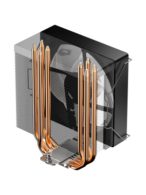 ����� ID-COOLING SE-214-XT V2 LGA1851/1700/1200/115X/AM5/AM4 (TDP 200W, PWM, 4 ����.������ ������� ��������, FAN 120mm, Random Spectrum Lighting) RET