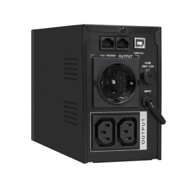 ��� ExeGate SpecialPro Smart LLB-1000.LCD.AVR.1SH.2C13.RJ.USB 1000VA/550W, LCD, AVR, 1�Schuko+2�C13, RJ45/11,USB, ������������� ������, Black