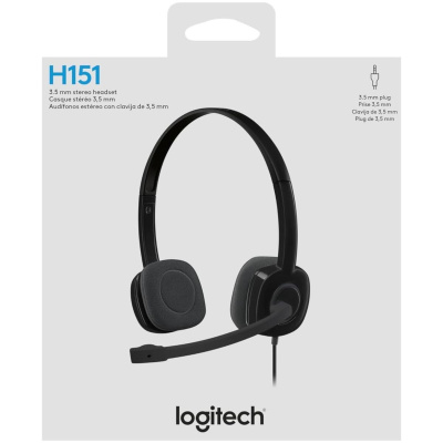 ��������� Logitech Headset H151 Stereo black (981-000587)