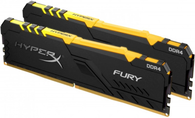   32Gb DDR4 2666MHz Kingston HyperX Fury RGB (HX426C16FB3AK2/32) (2x16Gb KIT)
