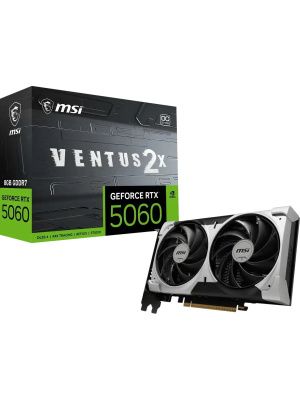 ���������� MSI RTX 5060 8G VENTUS 2X OC V1//RTX 5060, HDMI, DP*3, 8G, D7