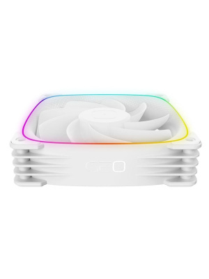 �������� ������������ (3 ��.) Geometric Future Squama 3003RW-12 Reverse White 120mm / ARGB, PWM, 120x120x30 mm, 800-2250 RPM, 76.0 CFM, 36.4 dBA / 1F3003R312100
