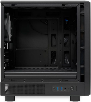 ������ �� ��� ����� ������� HSPD M310, Mesh Mini-tower, Black M310-TGBK-ARGB