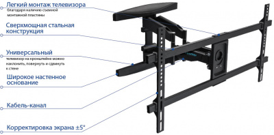 ��������� Kromax ATLANTIS-65 max 45�� 40-90" VESA 800x400 ���������-���������