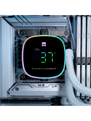 ������� �������� ���������� Thermalright Frozen Horizon 360 Digital ARGB White / 3x120mm ARGB PWM Fans / TRFH360DAW