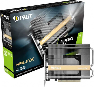  Palit PCI-E PA-GTX1650 KALMX 4G nVidia GeForce GTX 1650 4096Mb 128bit GDDR5 1485/8000/HDMIx1/DPx2/HDCP Ret