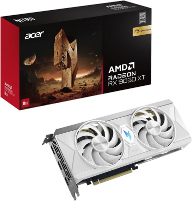 ���������� Acer Nitro AMD Radeon RX 9060 XT White OC 8GB GDDR6 DP.Z4UWW.P02 RTL