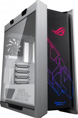 ������ ASUS ROG Strix Helios GX601 White E-ATX, ATX, mATX, Mini-ITX, Midi-Tower, ��� ��, � �����, ���������, 4xUSB 3.1, USB Type-C, Audio