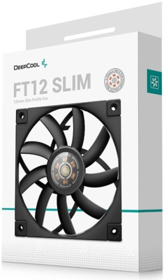 ���������� DEEPCOOL FT12 SLIM 120x120x15�� (White LED, ������, 500-1850��/���)  Color BOX