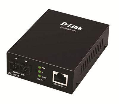 �������������� D-Link DMC-G02SC � 1 ������ 100/1000Base-T � 1 ������ 1000Base-SX � �������� SC ��� ������������� ����������� ������ (�� 550 �)